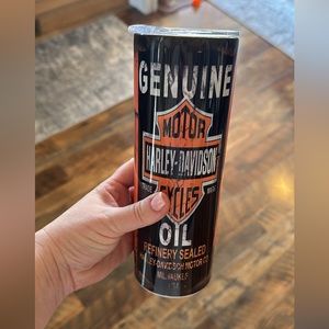 Harley Davidson themed tumbler